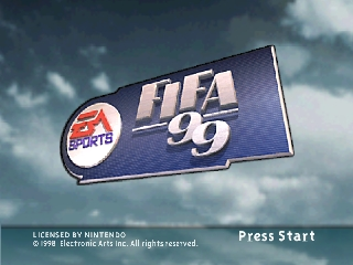FIFA 99 (Europe) (En,Fr,De,Es,It,Nl,Pt,Sv) Title Screen